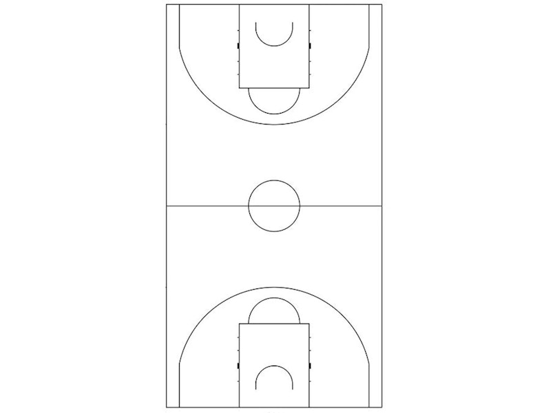 Basketplan - FIBA 28x15 meter