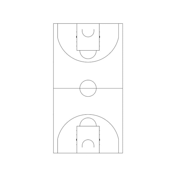 Basketplan - FIBA 28x15 meter