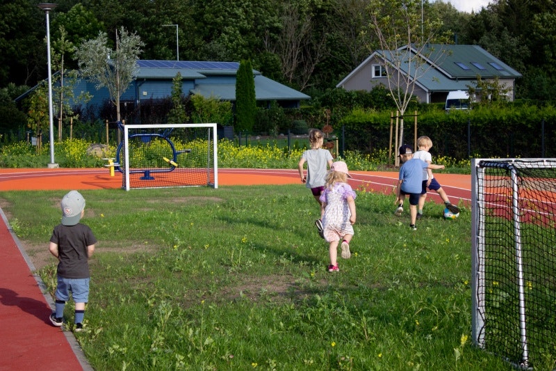 Fotbollsmål barn 1,2 x 1,7 m med nät - bild 3