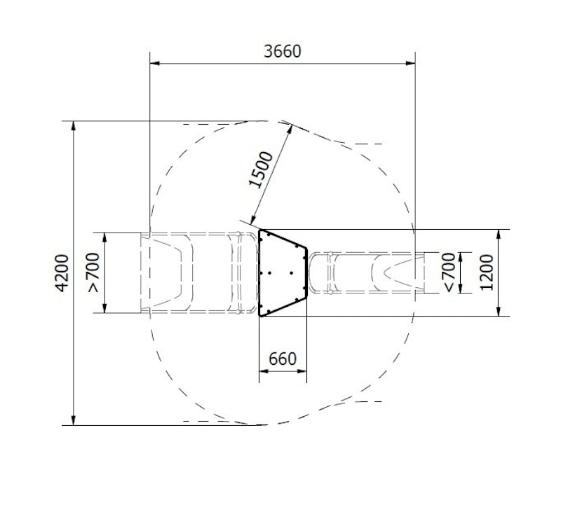 Reservdel Plattform för sluttningsrutschbanor PASO - bild 4