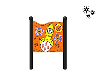 Lekpanel Tavla Raket 1 Lumo