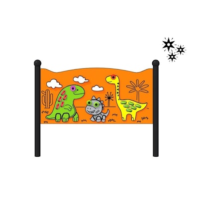 Lekpanel Styrelse DINO LUMO