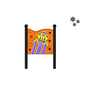 Lekpanel Bräde Raket 3 Lumo - bild 1