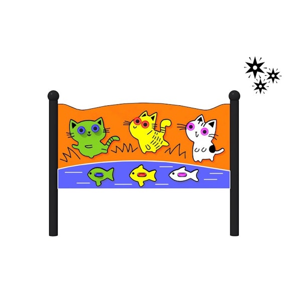 Lekpanel Katter Lumo