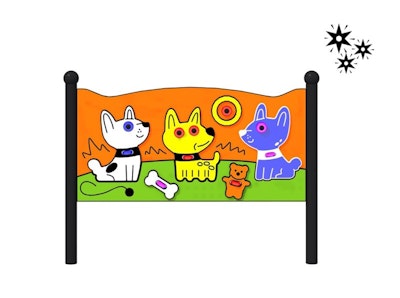 Lekpanel Tavla Hundar Lumo