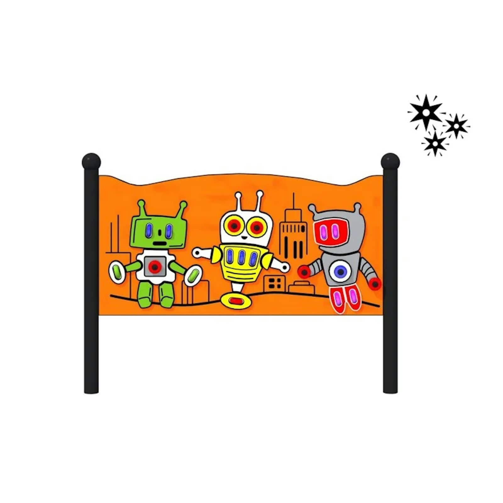 Lekpanel Tavla Robotar 2 LUMO