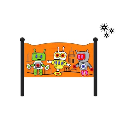 Lekpanel Tavla Robotar 2 LUMO