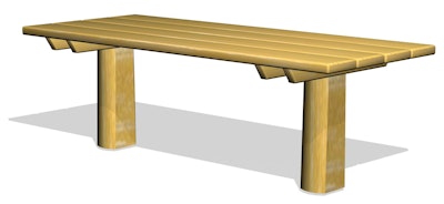 Utemöbel Robinia Lemin