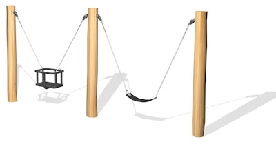 Gungställning Robinia Elriv