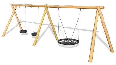 Gungställning Robinia Linan