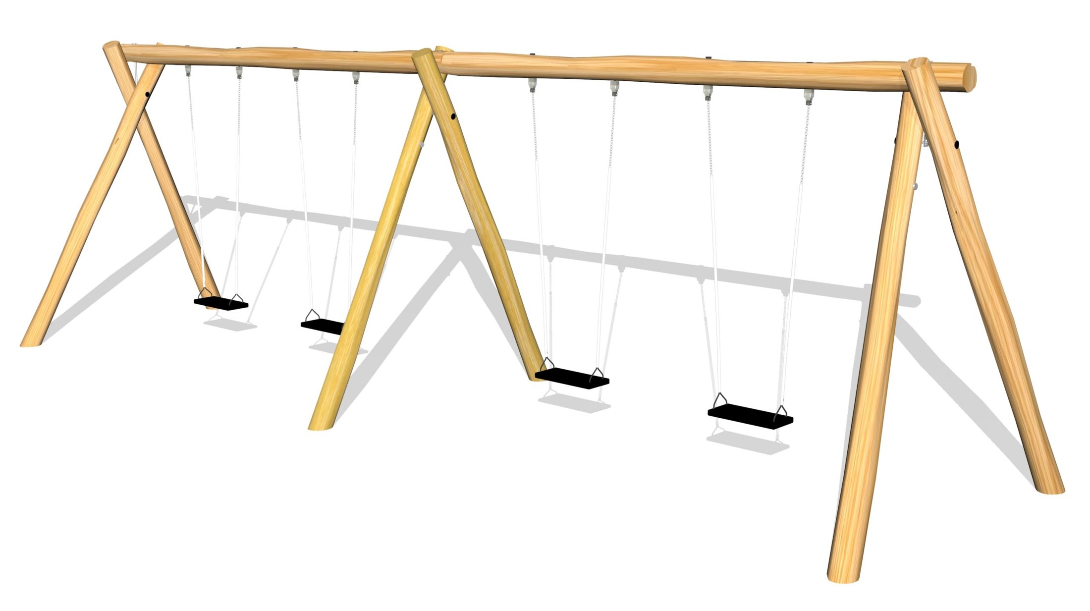 Fabo med 4st gungsitsar (LEK0802022)