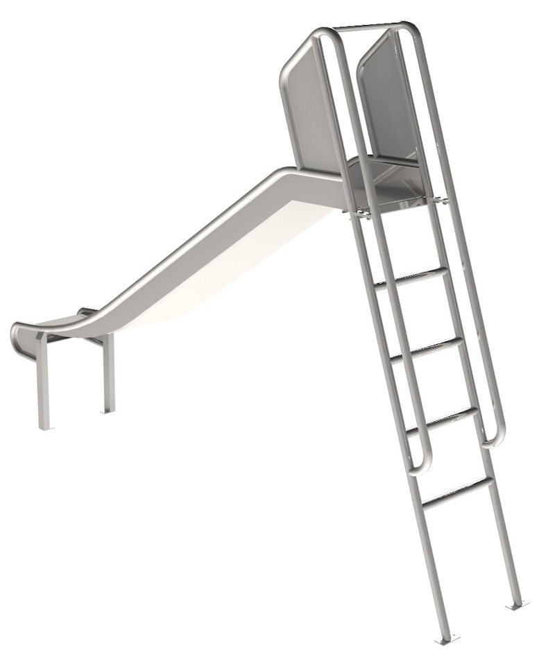 Rutschkana med stege - fristående - bild 2