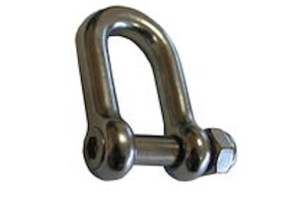 Reservdel - D-shackle 10 mm med sunk head
