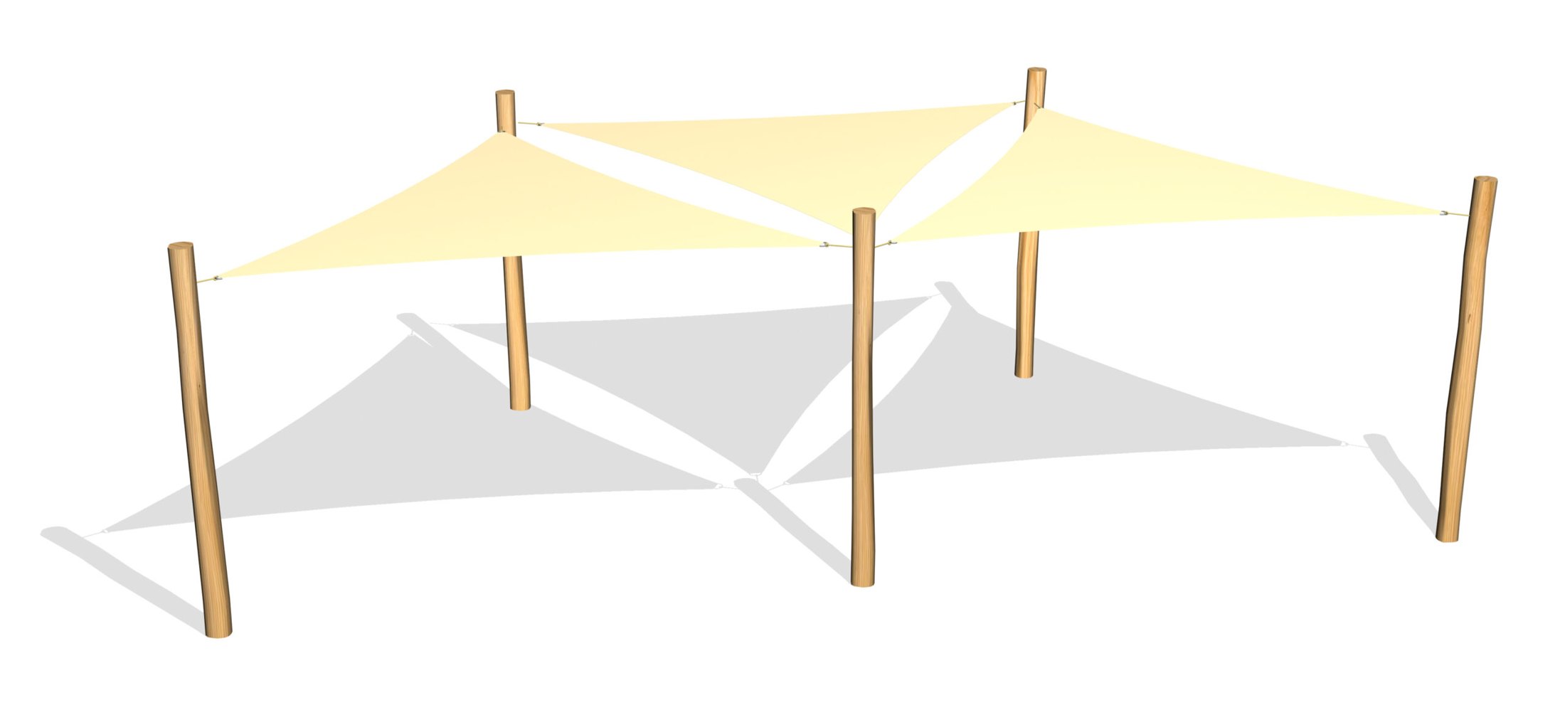 3 Solsegel / 5 ben (LEK0811046)
