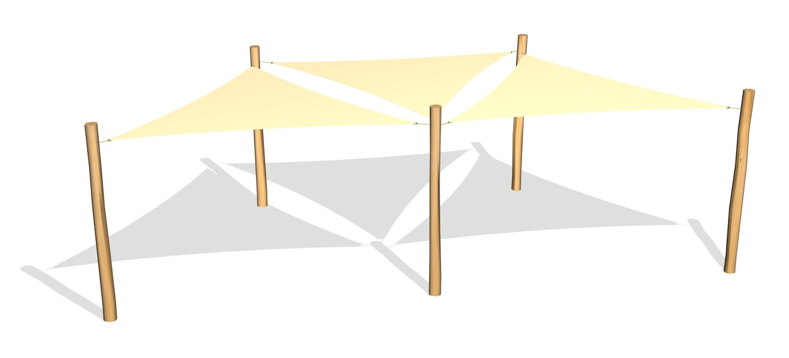3 Solsegel / 5 ben (LEK0811046)