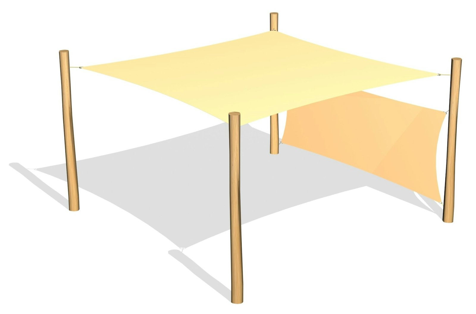 Solsegel / 4 ben / 1 Vindskydd (LEK0811050)