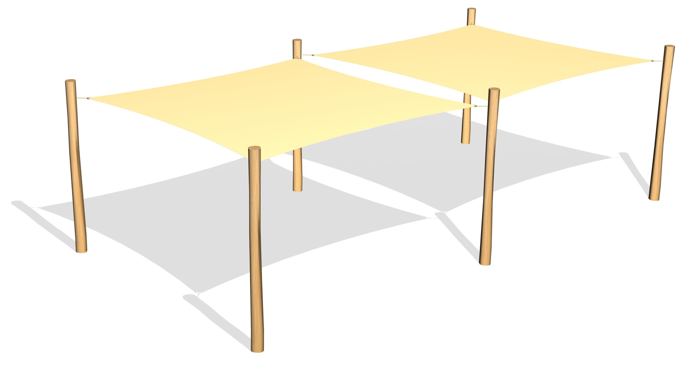 2 Solsegel / 6 ben (LEK0811052)