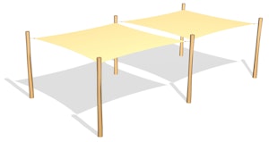 2 Solsegel / 6 ben (LEK0811052) - bild 1