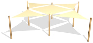 5 Solsegel / 8 ben (LEK0811058) - bild 1