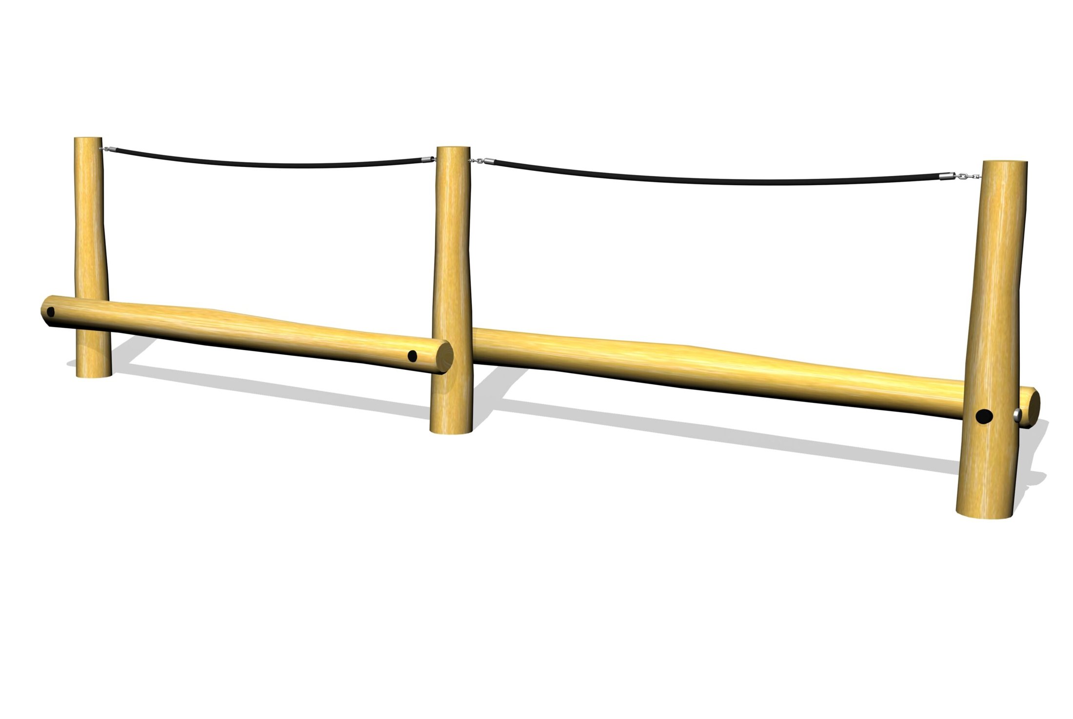 Balansbom med rep x2 (LEK0804028)