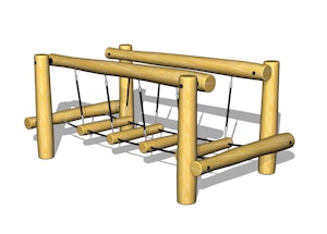Hängbro med bommar - två storlekar (LEK0804037) - bild 1