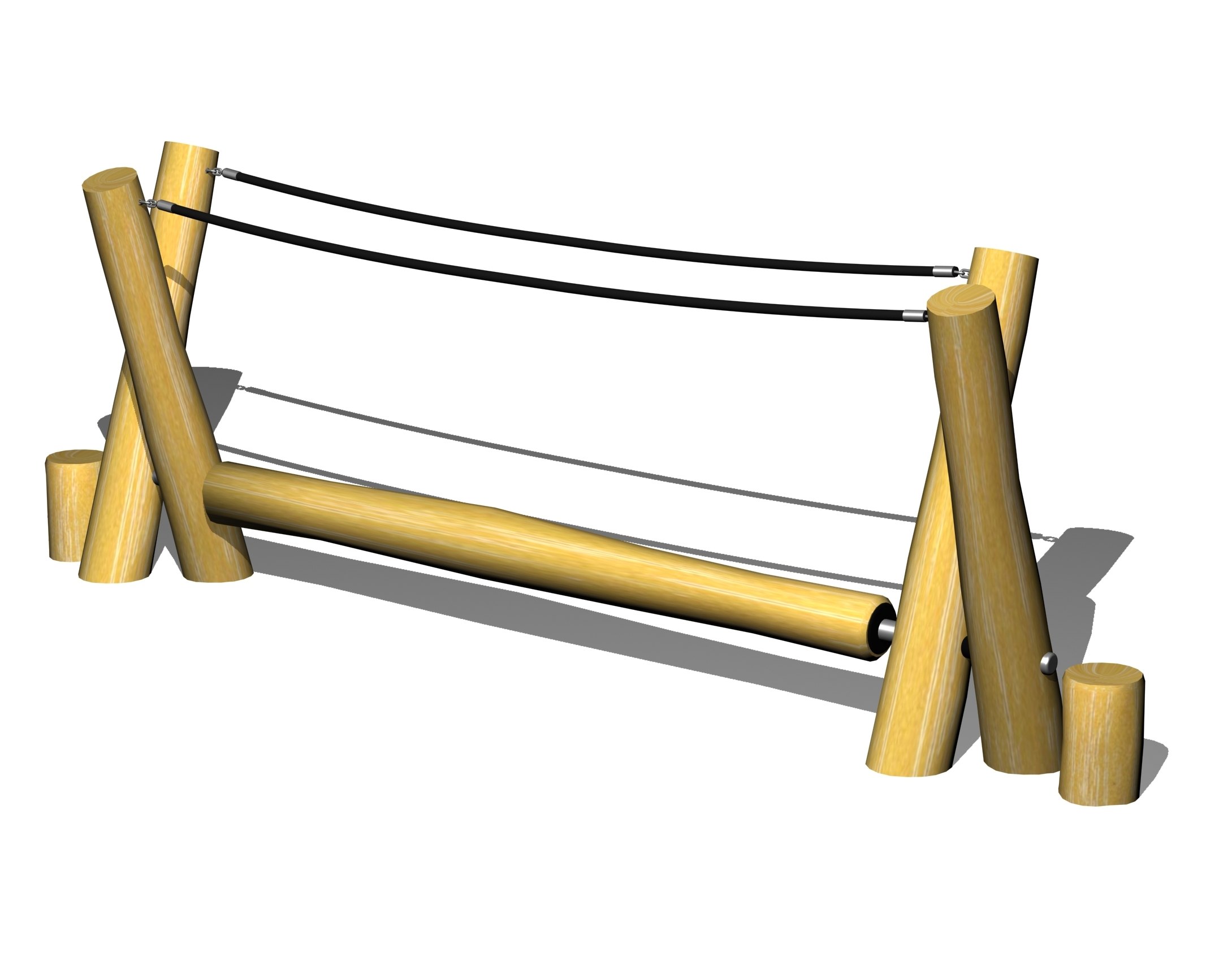 Roterande bom med rep (LEK0804064)