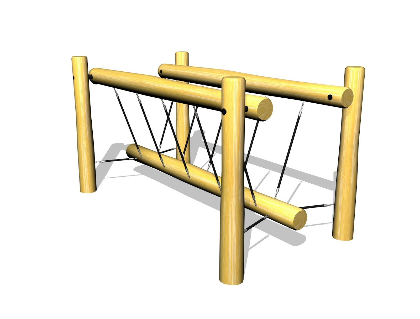 Hängbro med stolpe (LEK0804080)