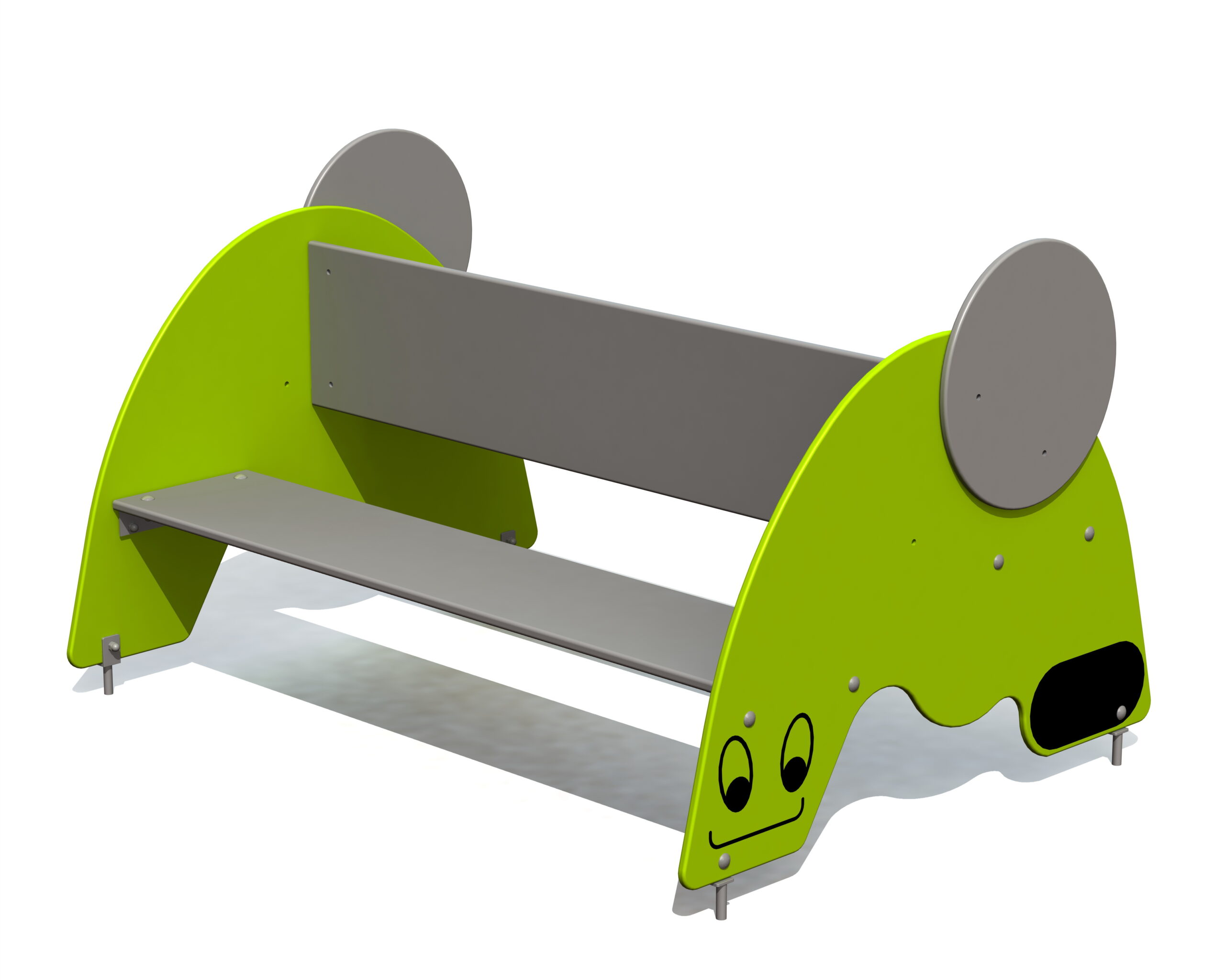 Tvåsidig sits i olika höjder Snigel