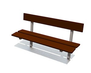 SAUE bänk m rygg - bild 5