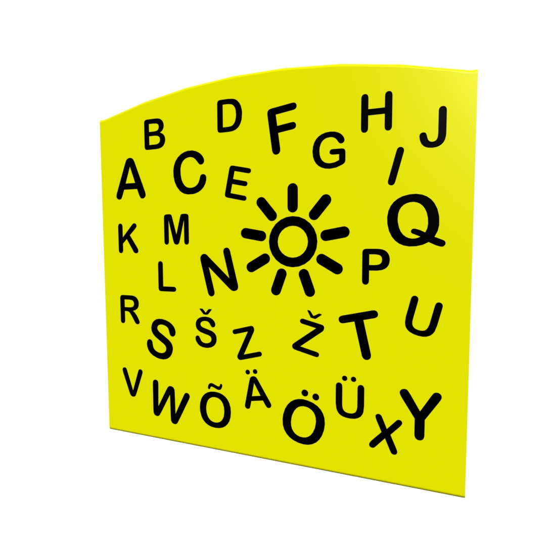 Lekpanel Aktivitetspanel Alfabetet