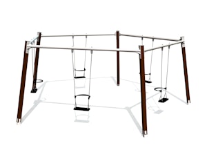 Gungställning Cirkelgunga 5 platser (med sittplatser) - bild 1