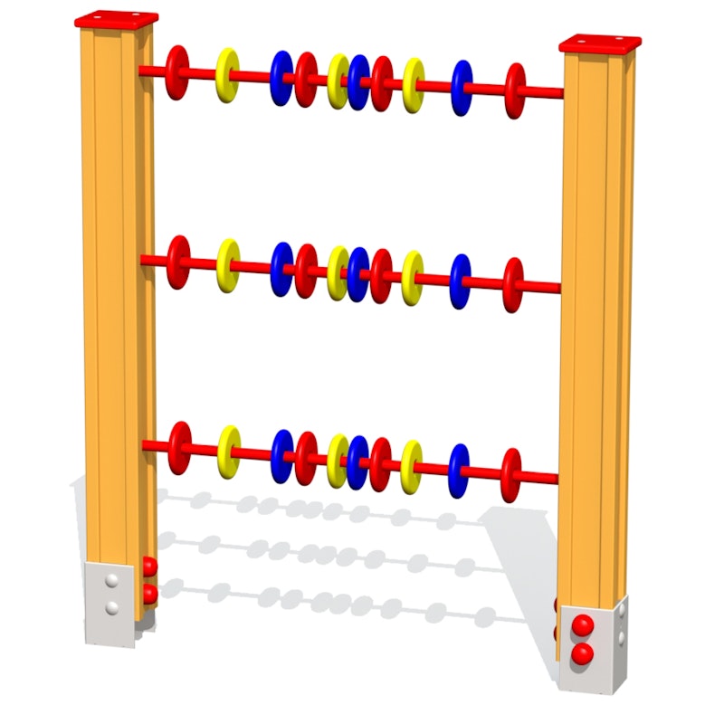 Lekpanel Aktivitetsvägg Räkeringar - bild 4