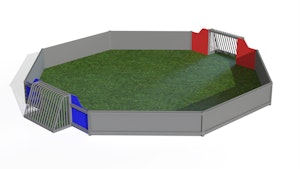 Lekställning Panna arena 6x6m - bild 2
