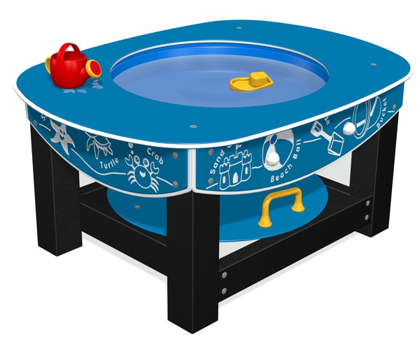 Sand- och vattenlek Sand and water game