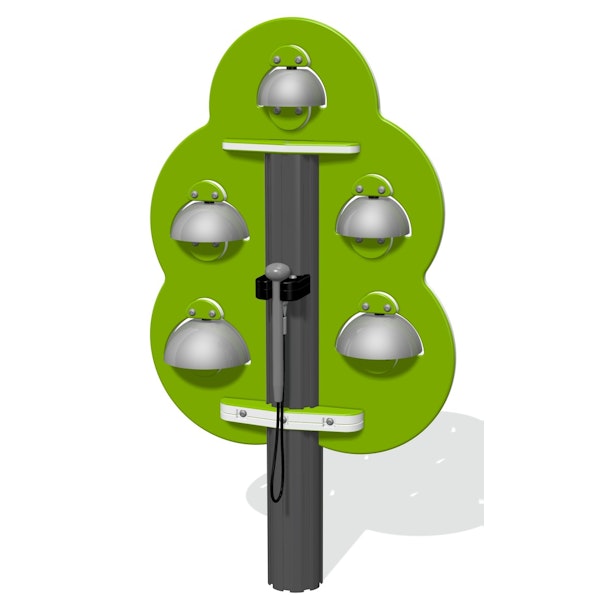 Virtuoso 5 Bell Tree med aluminiumstolpar