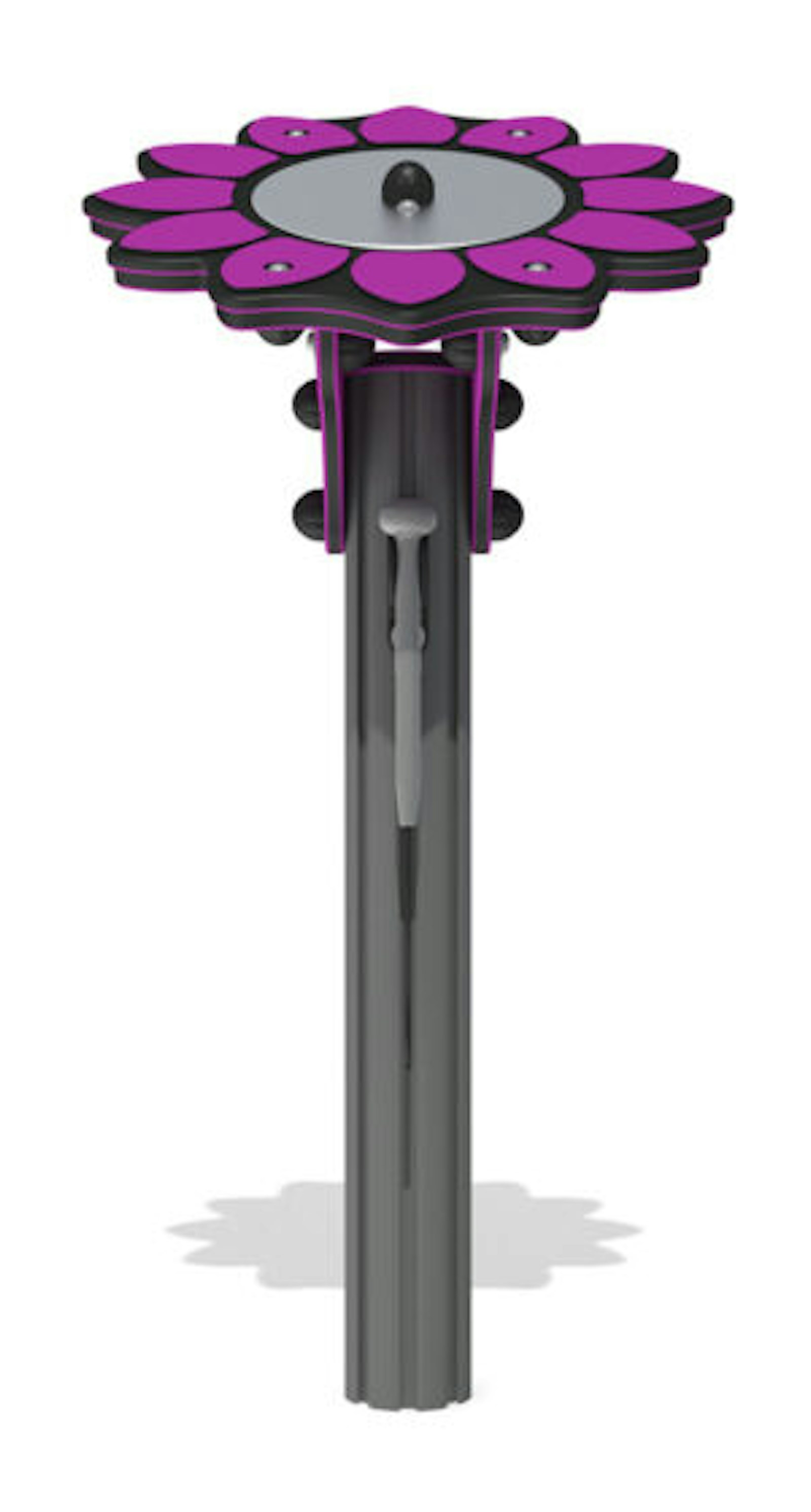 Virtuoso Cymbal Flower with Alu Post