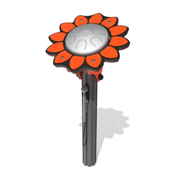 Virtuoso Tongue Drum Flower with Alu Post