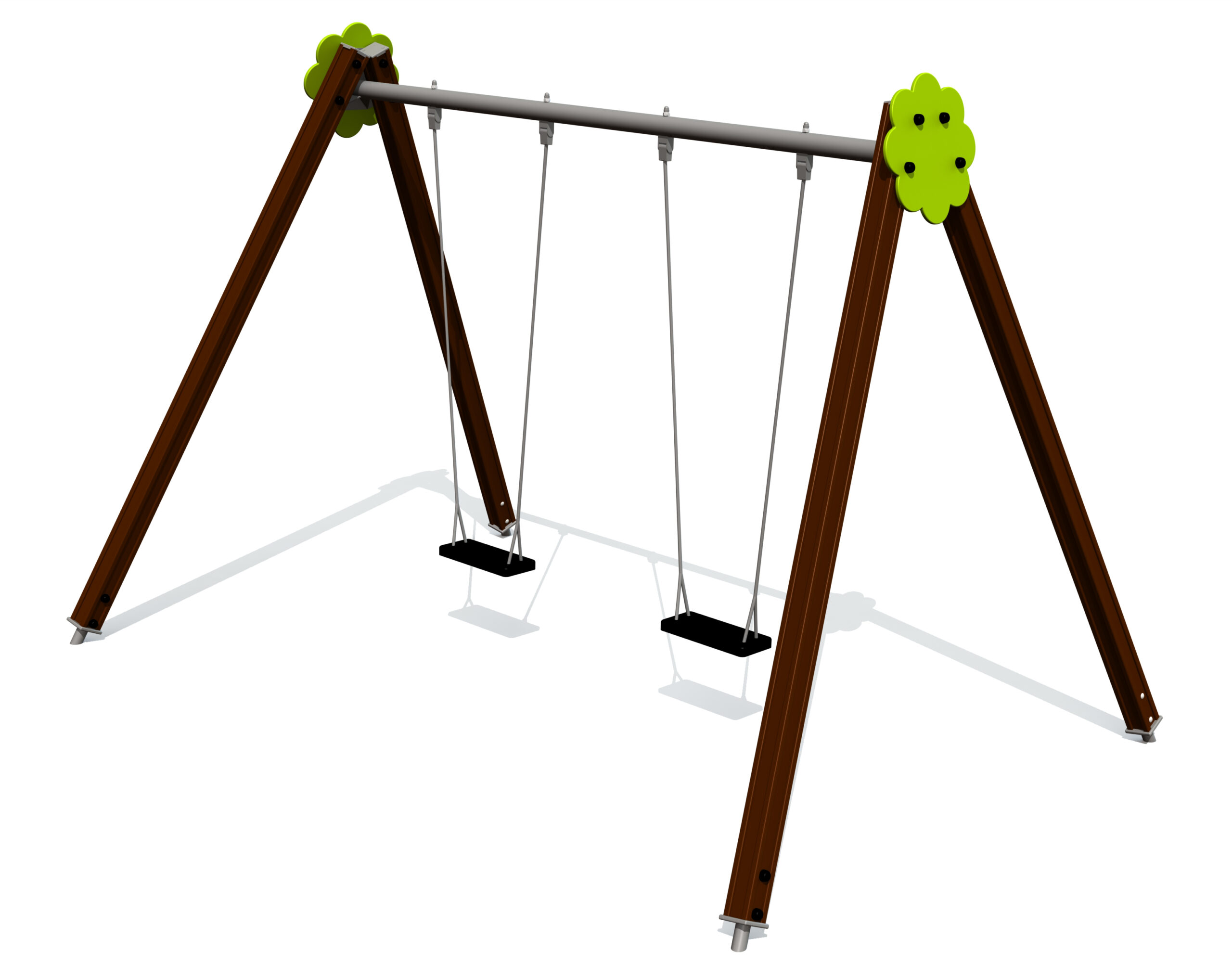 Gunga BELL-FLOWER 2 places, h 2,3m (without seats and fittings)