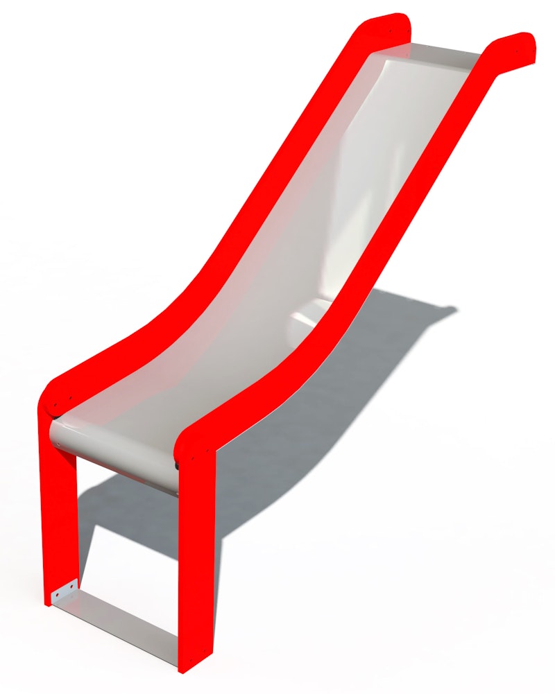 Lekställning Stainless steel slide: höjd 0,95m - bild 2