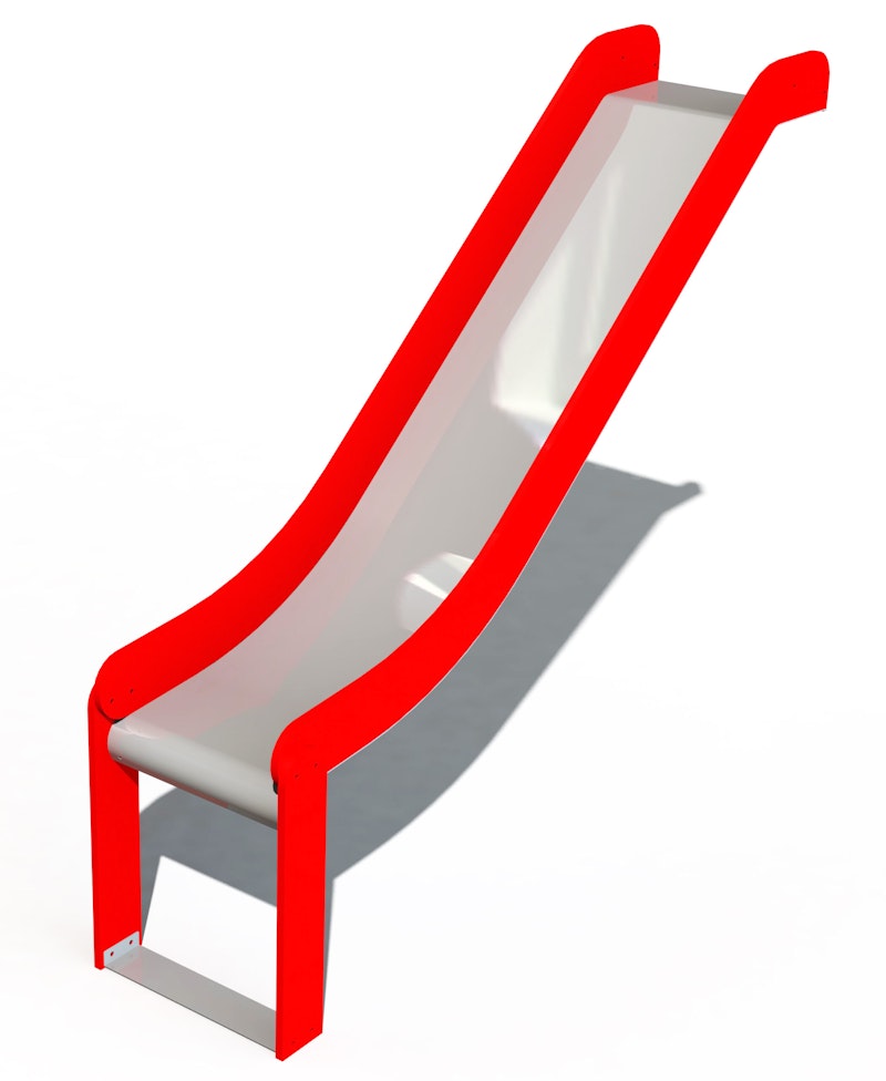 Lekställning rostfri rutschkana: höjd 1,2 m - bild 2