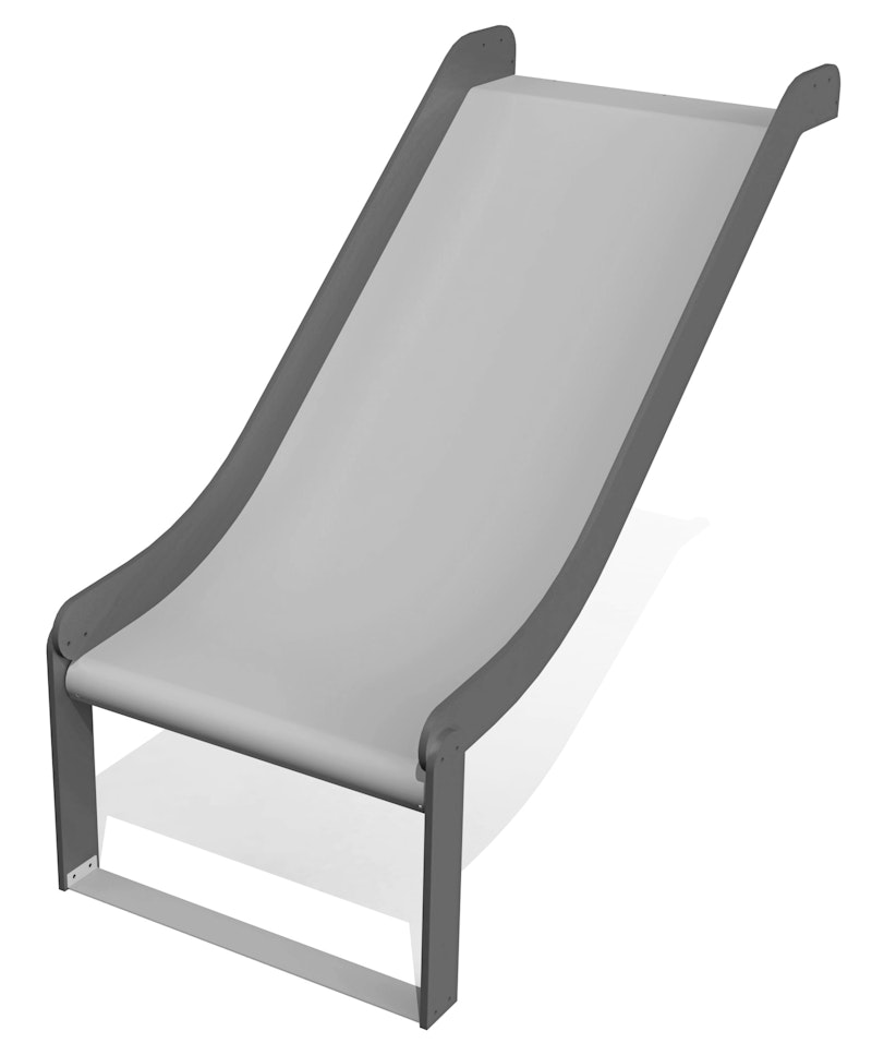 Lekställning rostfri rutschkana: höjd 1,2 m (wide) - bild 2