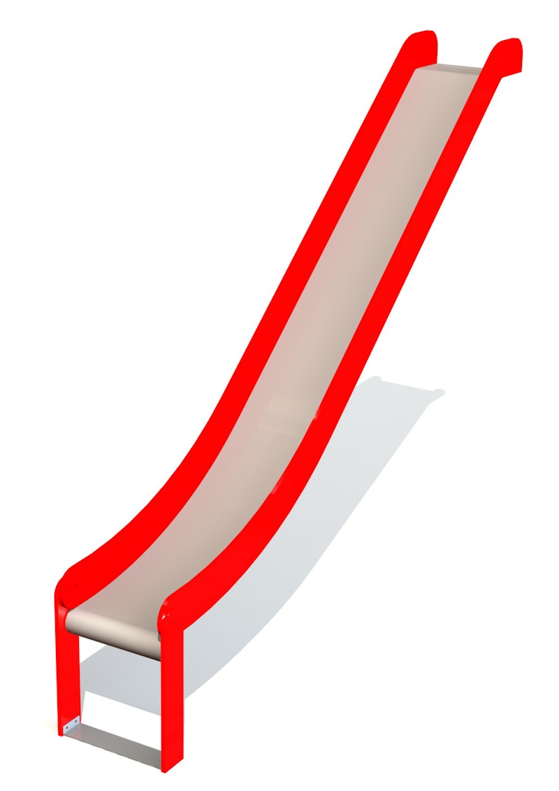 Lekställning Stainless steel slide: höjd 2,15 m - bild 2