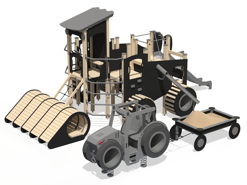 Temalek Playset COMBINE (with tractor and trailer) - bild 2