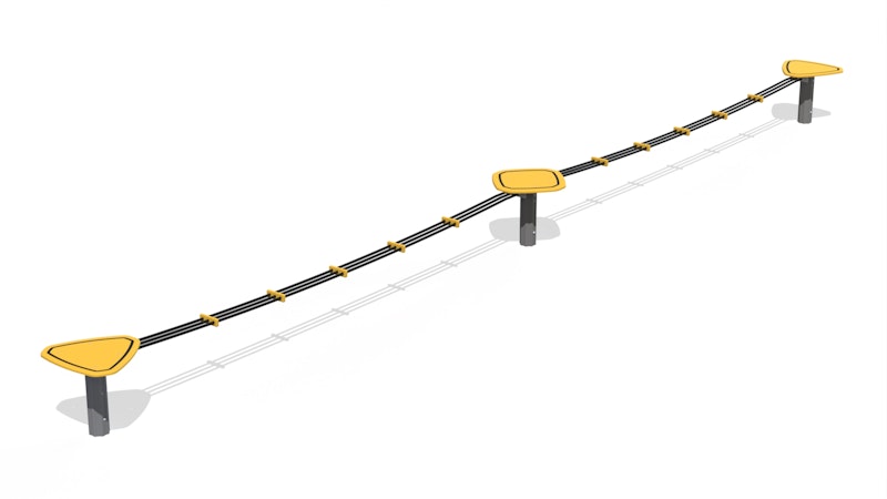 Balansredskap Slackline 3+3m - bild 2