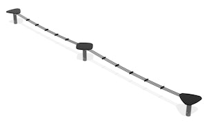 Balansredskap Slackline 3+3m - bild 3