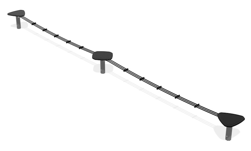 Balansredskap Slackline 3+3m - bild 5