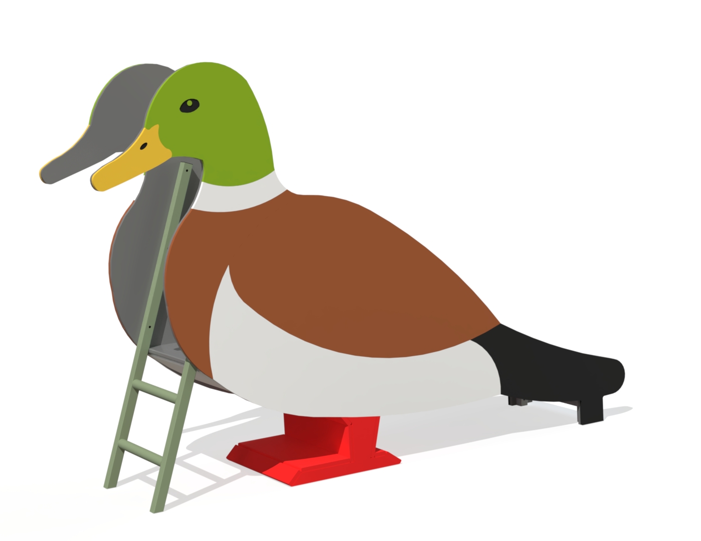 Fristående rutschkanor Anka