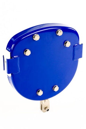 Reservdel - Material: Stainless steel, steel, painted, blue, Utförande: with chain attachment, with handle - bild 3