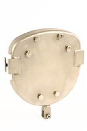 Reservdel - Material: Stainless steel, steel, painted, blue, Utförande: with chain attachment, with handle - bild 1