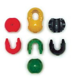Reservdel - Färg: Stainless steel, matte, yellow, blue, black, green, red, Utförande: bolt, Cross connectors - bild 2